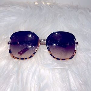 Jessica Simpson Leopard Print Sunglasses NWOT